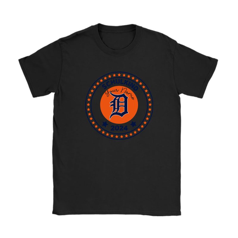 Detroit Tigers X Welcome Back To School Custom Name Unisex T-Shirt Cotton Tee TAT11061