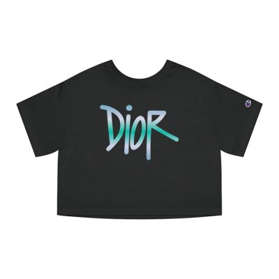 Dior Logo Luxury Champion Lady Crop-Top T-Shirt CTB2648