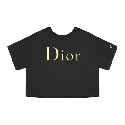 Dior Logo Luxury Champion Lady Crop-Top T-Shirt CTB2656