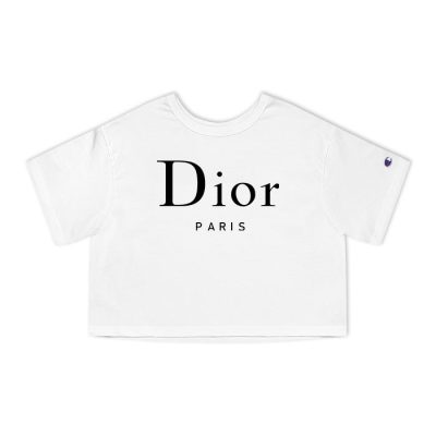 Dior Logo Luxury Champion Lady Crop-Top T-Shirt CTB2658