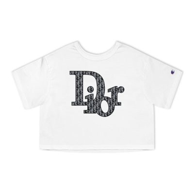 Dior Logo Luxury Champion Lady Crop-Top T-Shirt CTB2661