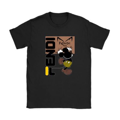 Disney Mickey Fendi Unisex T-Shirt Cotton Tee TAT11699