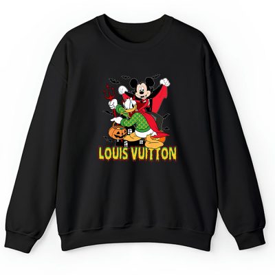 Disney Mickey Halloween Shirt Louis Vuitton Unisex Sweatshirt TAS11702