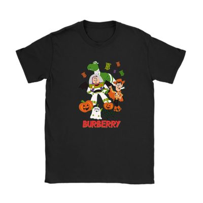 Disney Pixar Toy Story Halloween Burberry Unisex T-Shirt Cotton Tee TAT10067