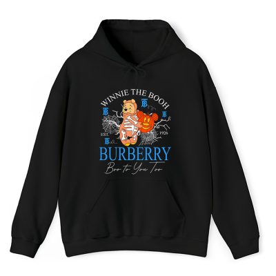 Disney Retro Pooh Halloween Burberry Unisex Hoodie TAH10087