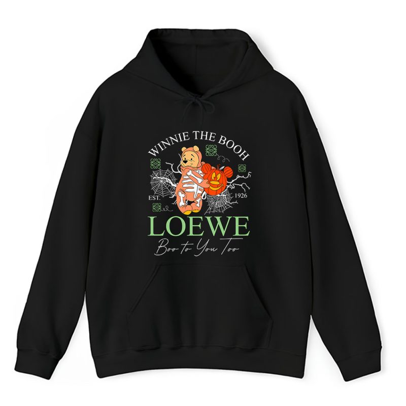 Disney Retro Pooh Halloween Loewe Unisex Hoodie TAH10091