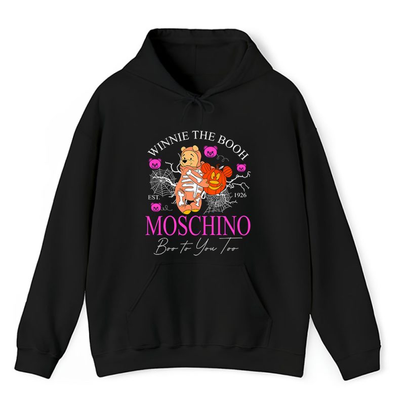 Disney Retro Pooh Halloween Moschino Unisex Hoodie TAH10093