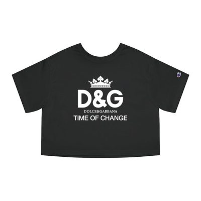 Dolce & Gabbana Time Of Change Champion Lady Crop-Top T-Shirt CTB2827