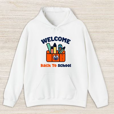 Edmonton Oilers X Welcome Back To School X Custom Name Unisex Hoodie TAH10709