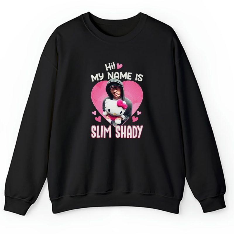 Eminem Hello Kitty Hi My Name Is Slim Shady Unisex Sweatshirt TAS8470