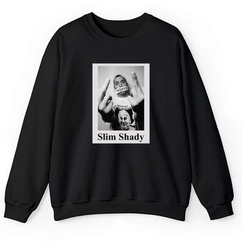 Eminem Slim Shady Marshall Mathers Mm Double M Unisex Sweatshirt TAS8463