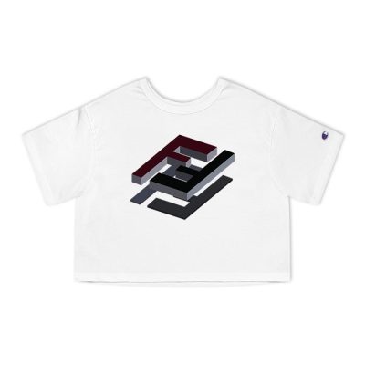 Fendi 3D Logo Champion Lady Crop-Top T-Shirt CTB2683