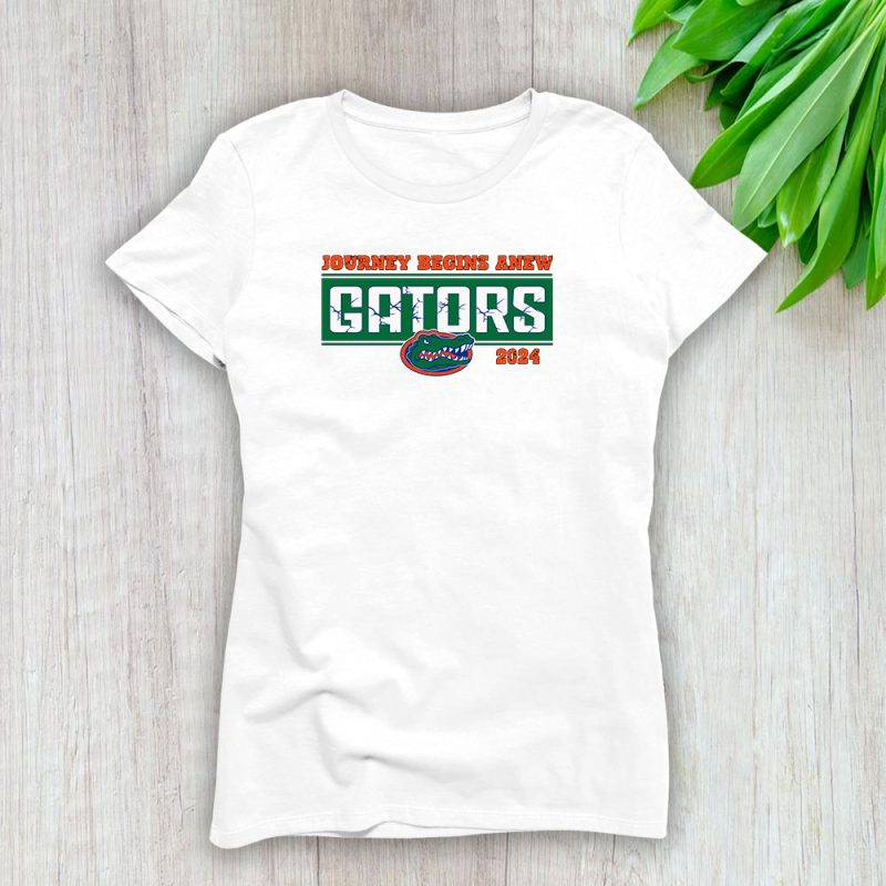 Florida Gators X Journey Begin Anews X College Softball Lady T-Shirt Women Tee LTL12066