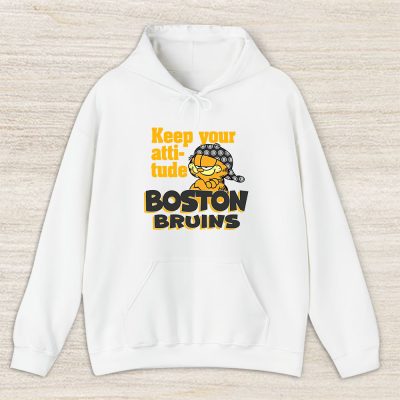 Garfield X Boston Bruins Team NHL Hockey Fan Unisex Hoodie TAH6801