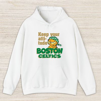 Garfield X Boston Celtics Team X NBA X Basketball Unisex Hoodie TAH6792