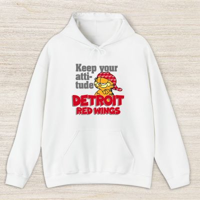 Garfield X Detroit Red Wings Team NHL Hockey Fan Unisex Hoodie TAH6803