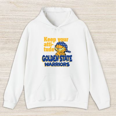 Garfield X Golden State Warriors Team X NBA X Basketball Unisex Hoodie TAH6795