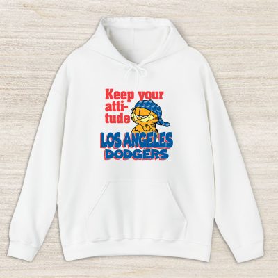 Garfield X Los Angeles Dodgers Team X MLB X Baseball Fans Unisex Hoodie TAH6784