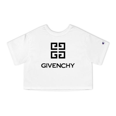 Givenchy Logo Luxury Champion Lady Crop-Top T-Shirt CTB2563