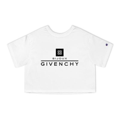 Givenchy Logo Luxury Champion Lady Crop-Top T-Shirt CTB2566