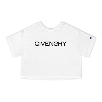 Givenchy Logo Luxury Champion Lady Crop-Top T-Shirt CTB2567