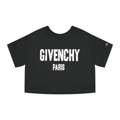 Givenchy Logo Luxury Champion Lady Crop-Top T-Shirt CTB2569