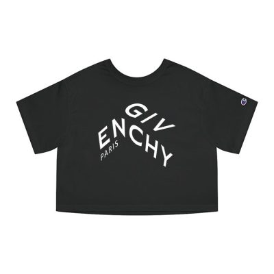 Givenchy Logo Luxury Champion Lady Crop-Top T-Shirt CTB2571