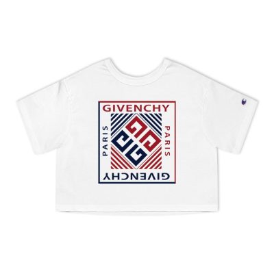 Givenchy Logo Luxury Champion Lady Crop-Top T-Shirt CTB2576