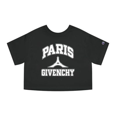 Givenchy Logo Luxury Champion Lady Crop-Top T-Shirt CTB2578