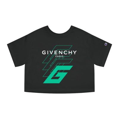 Givenchy Logo Luxury Champion Lady Crop-Top T-Shirt CTB2602