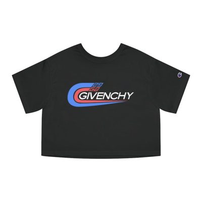 Givenchy Logo Luxury Champion Lady Crop-Top T-Shirt CTB2606