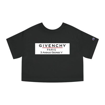 Givenchy Logo Luxury Champion Lady Crop-Top T-Shirt CTB2607