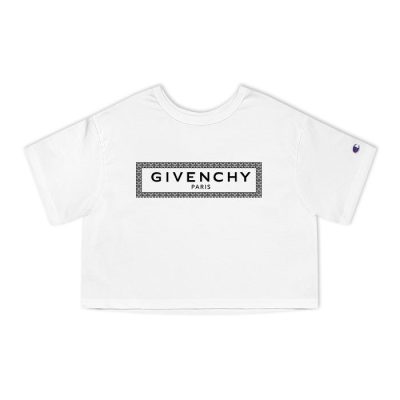 Givenchy Logo Luxury Champion Lady Crop-Top T-Shirt CTB2609