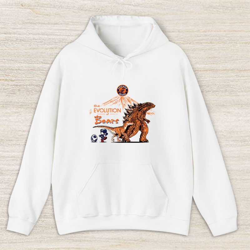 Godzilla X Chicago Bears Team NFL American Football Unisex Hoodie TAH8967