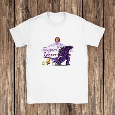 Godzilla X Los Angeles Lakers Team NBA Basketball Unisex T-Shirt TAT9108