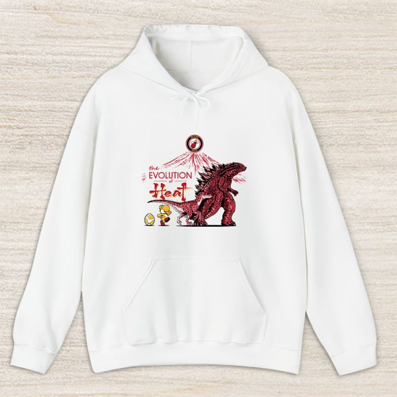 Godzilla X Miami Heat Team NBA Basketball Unisex Hoodie TAH9110