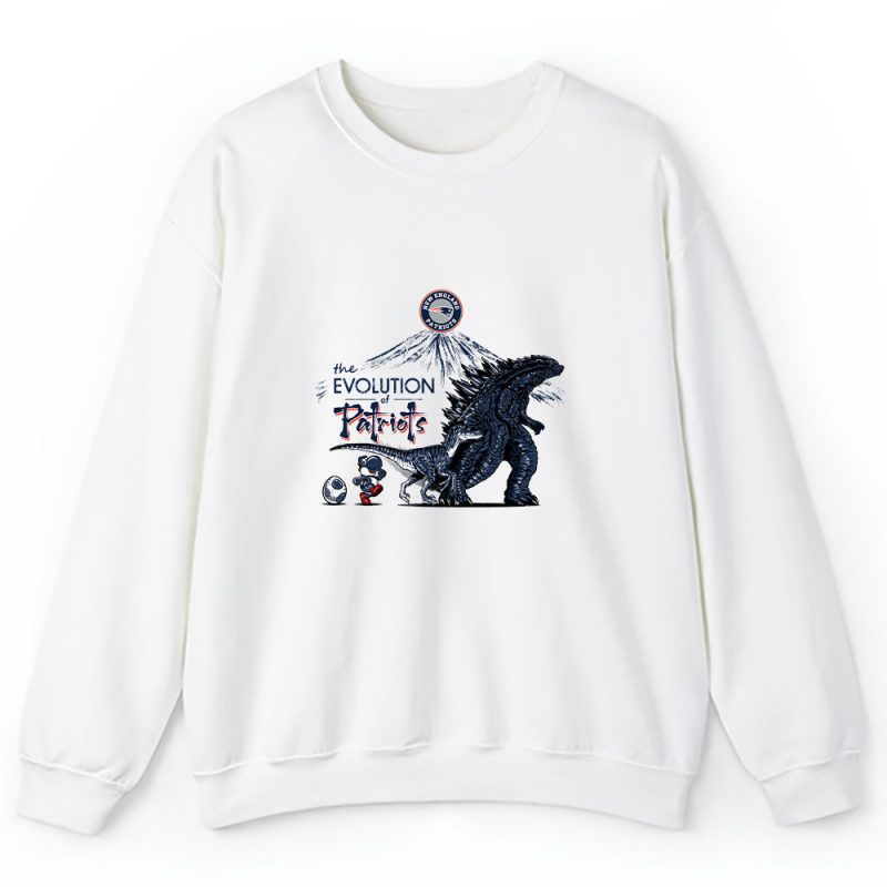 Godzilla X New England Patriots Team NFL American Football Unisex Sweatshirt TAS8971