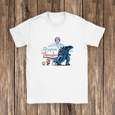 Godzilla X Oklahoma City Thunder Team NBA Basketball Unisex T-Shirt TAT9111