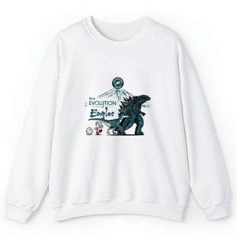 Godzilla X Philadelphia Eagles Team NFL American Football Unisex Sweatshirt TAS8973