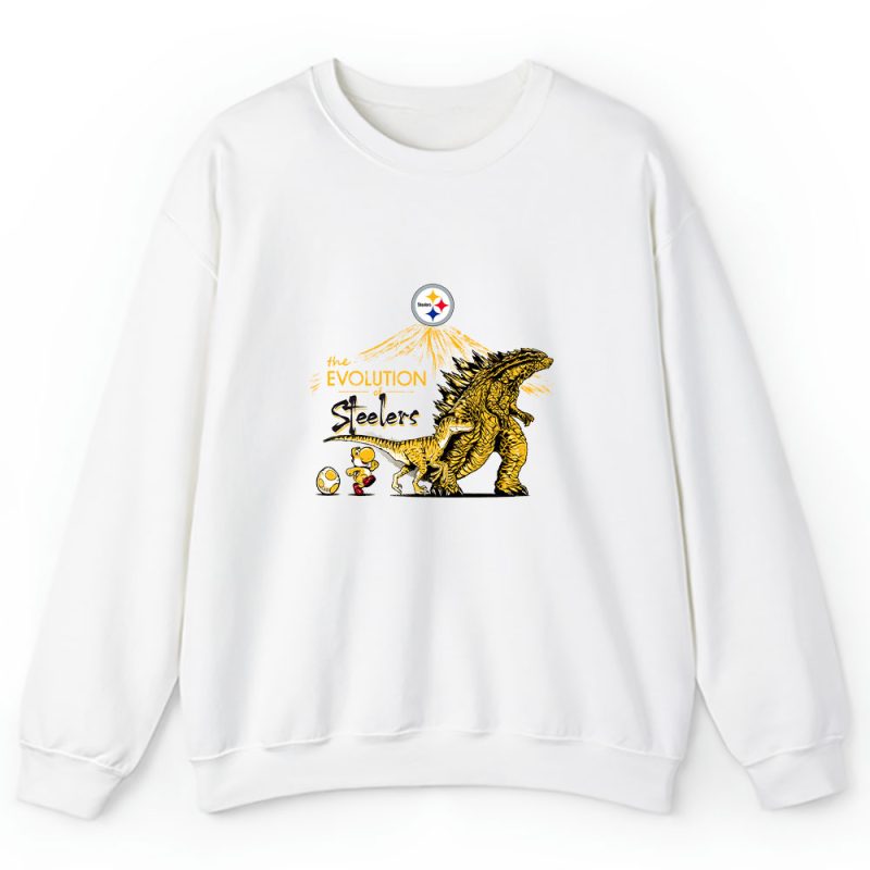 Godzilla X Pittsburgh Steelers Team NFL American Football Unisex Sweatshirt TAS8974