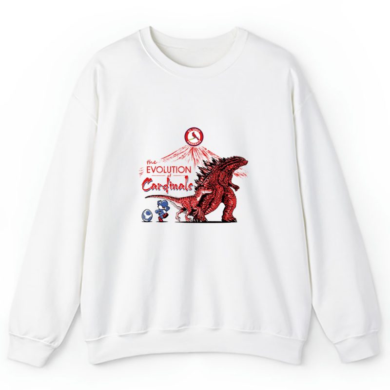 Godzilla X St. Louis Cardinals Team MLB Baseball Fans Unisex Sweatshirt TAS8965