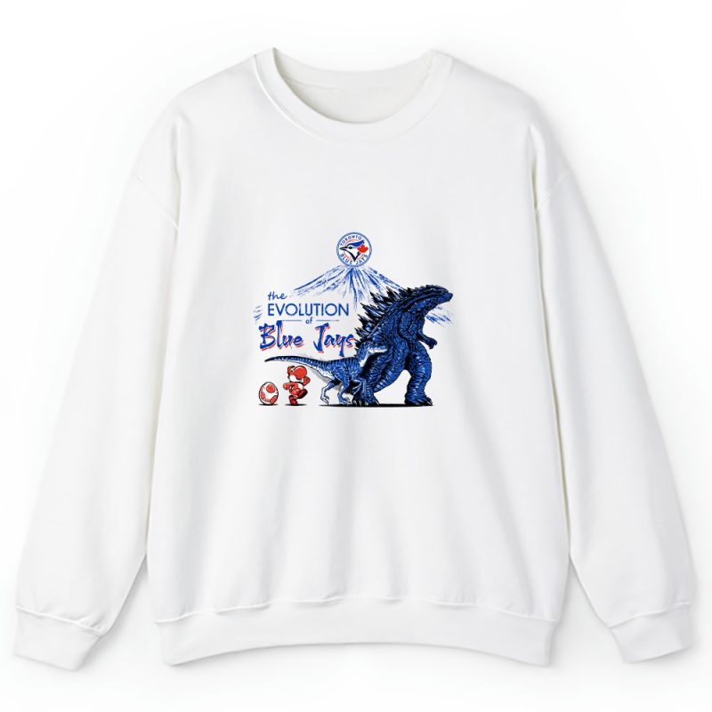 Godzilla X Toronto Blue Jays Team MLB Baseball Fans Unisex Sweatshirt TAS8966