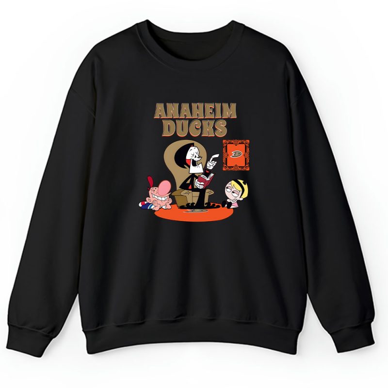 Grim Reaper X Anaheim Ducks Team X NHL X Hockey Fan Unisex Sweatshirt TAS9142