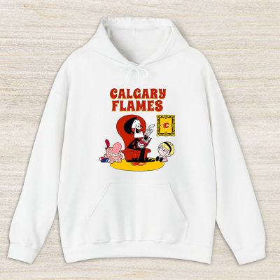 Grim Reaper X Calgary Flames Team X NHL X Hockey Fan Unisex Hoodie TAH9149