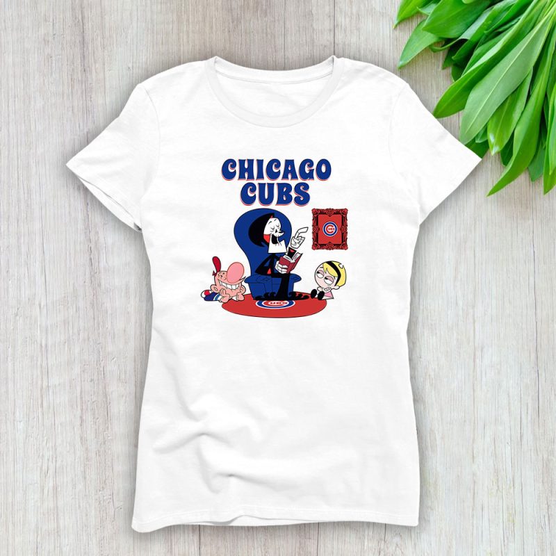 Grim Reaper X Chicago Cubs Team X MLB X Baseball Fans Lady T-Shirt Women Tee LTL9116