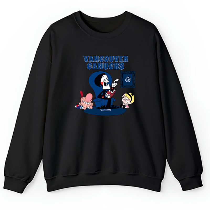 Grim Reaper X Vancouver Canucks Team X NHL X Hockey Fan Unisex Sweatshirt TAS9171