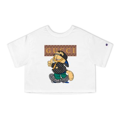 Gucci Garfield Cool Champion Lady Crop-Top T-Shirt CTB2333