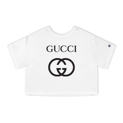 Gucci Interlocking G Champion Lady Heritage Crop-Top T-Shirt CTB074