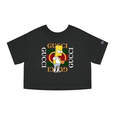 Gucci Simpson Champion Lady Crop-Top T-Shirt CTB2341