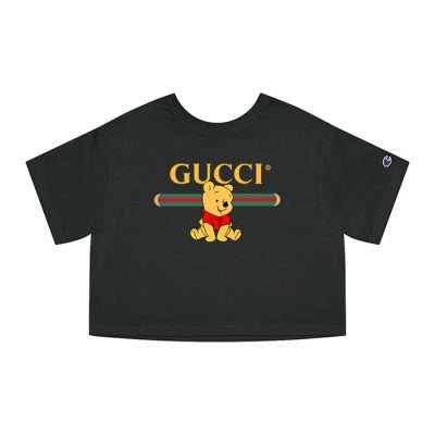 Gucci Winnie The Pooh Champion Lady Heritage Crop-Top T-Shirt CTB069